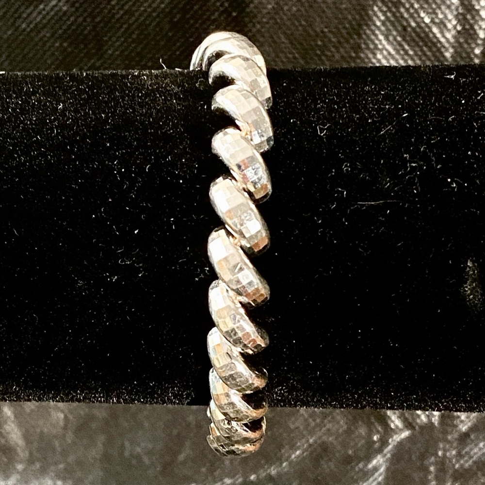 Vintage Milor Italy .925 Sterling San Marco Link Bracelet